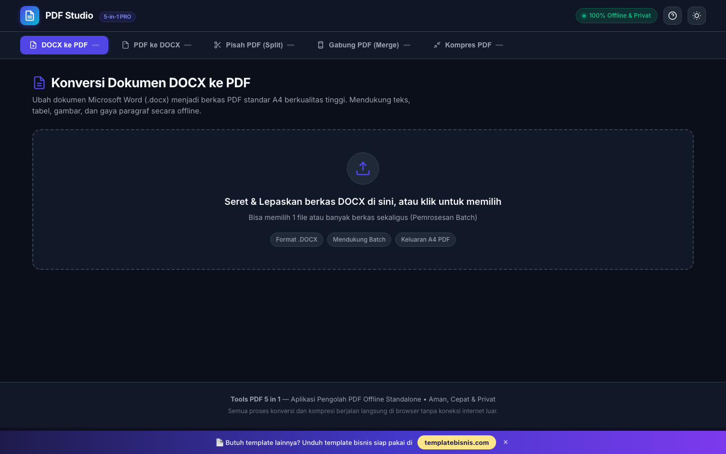 PDF Studio 5-in-1 — Aplikasi Offline