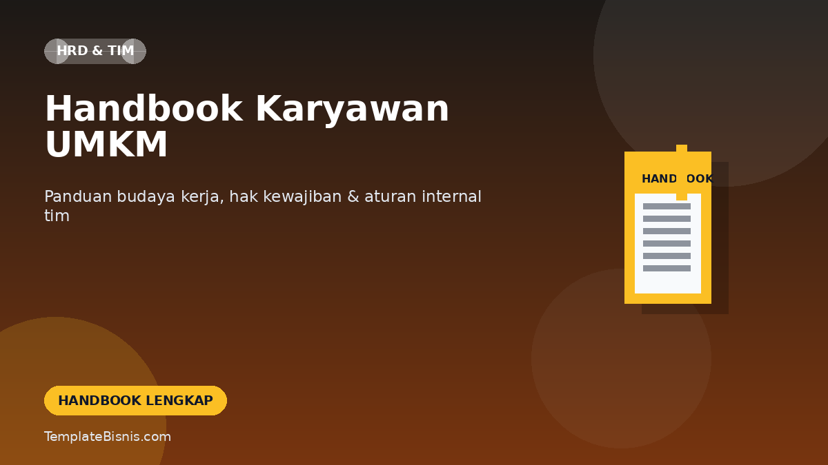 Handbook Karyawan UMKM
