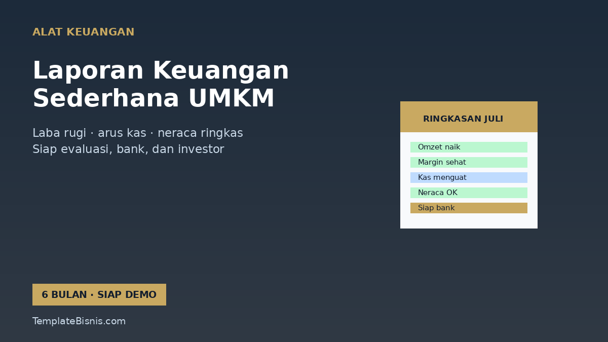 Laporan Keuangan Sederhana UMKM