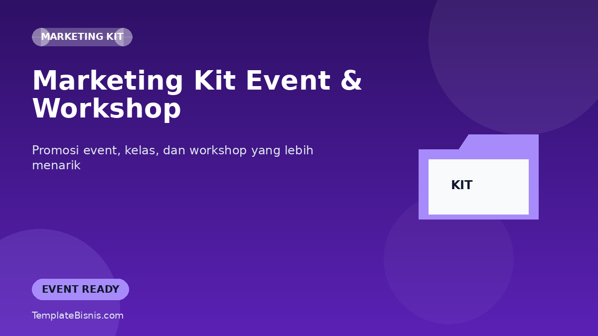 Marketing Kit Event & Workshop UMKM