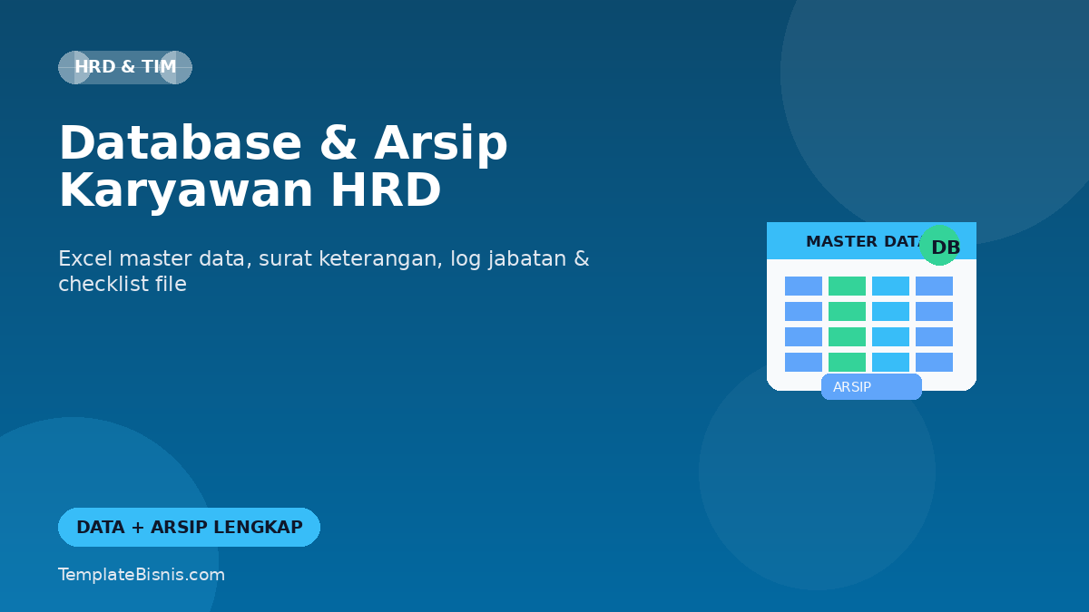 Paket Database & Arsip Karyawan HRD