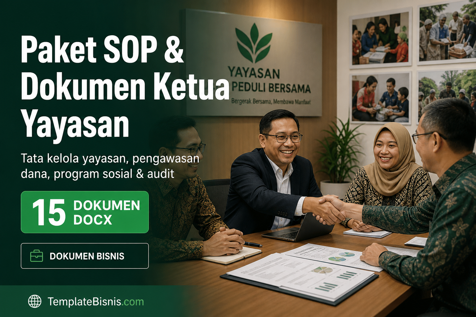 Paket 15 SOP & Dokumen Ketua Yayasan
