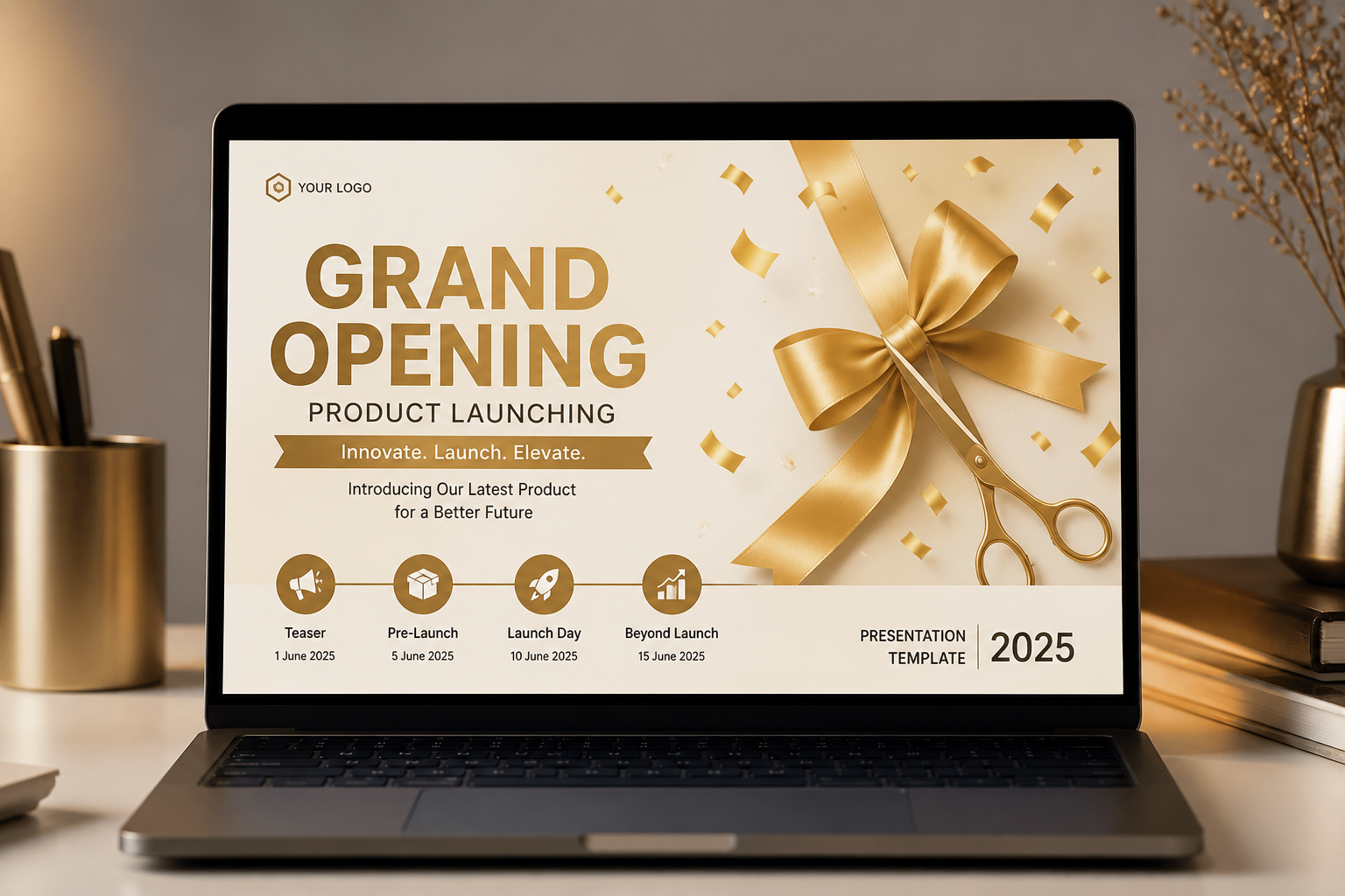 Presentasi Launching & Grand Opening UMKM (PPTX)