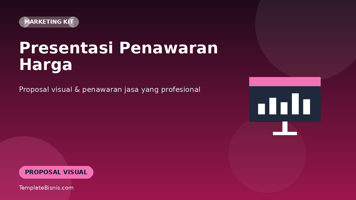 Presentasi Penawaran Harga & Proposal Visual UMKM (PPTX)