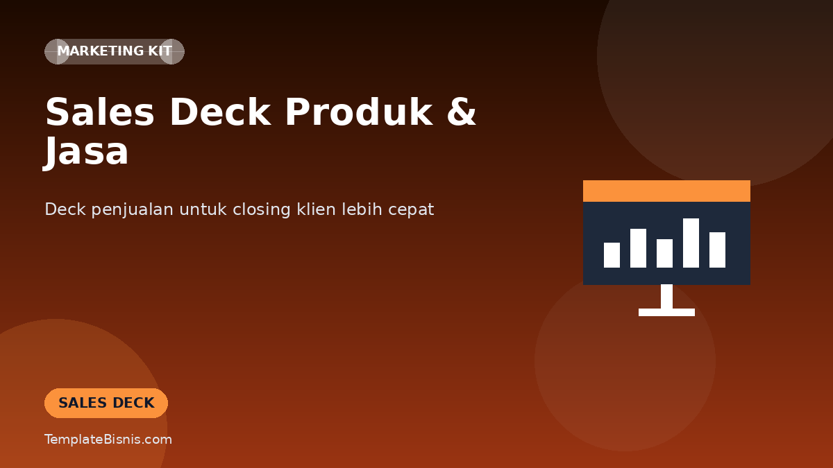 Sales Deck Produk & Jasa UMKM (PPTX)