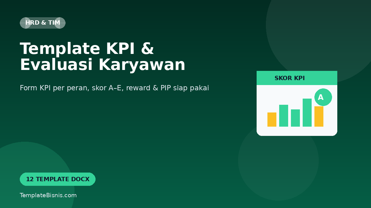 Template KPI & Evaluasi Karyawan