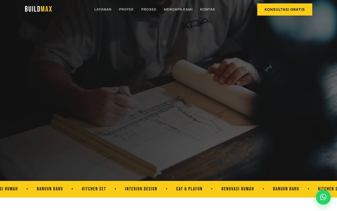 Template Website Kontraktor — BuildMax - Web Template