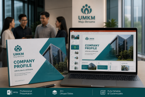 Company Profile Presentation UMKM (PPTX Profesional)