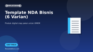Template NDA Bisnis (6 Varian)