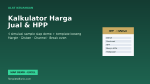 Kalkulator Harga Jual & HPP UMKM