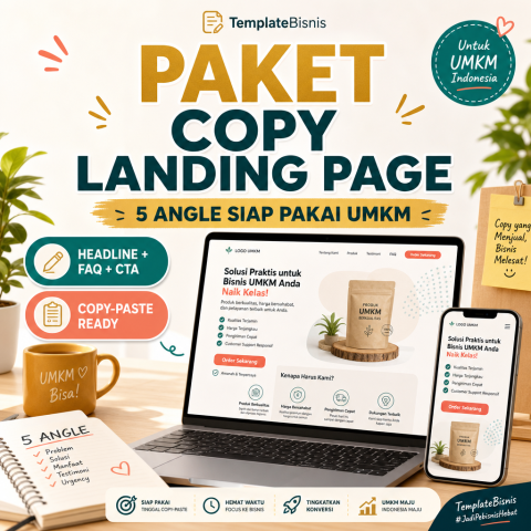 Paket Copy Landing Page UMKM