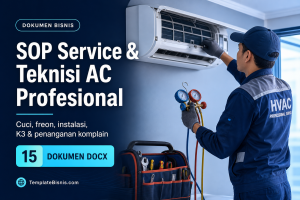 Paket SOP Service & Teknisi AC Profesional