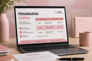 Presentasi Penawaran Harga & Proposal Visual UMKM (PPTX)