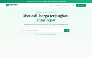 Template Website Apotek Online - SEHAT FARMA