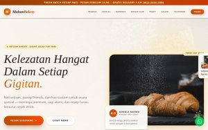 Template Website Bakery Pastry - Bakery & Pastry