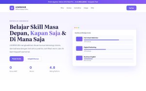 Template Website E-learning Platform - LEARNHUB