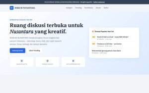 Template Website Forum Diskusi - DISKUSI NUSANTARA