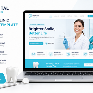 Template Website Klinik Gigi - Senyum Dental