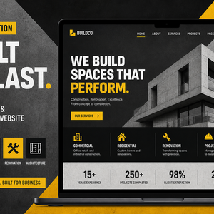 Template Website Kontraktor - BuildMax