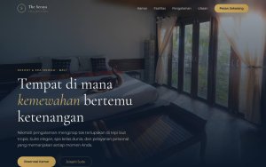 Template Website Landing Hotel & Resort - The Seraya Collection