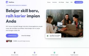 Template Website Landing Kursus Online - EduFlow Academy