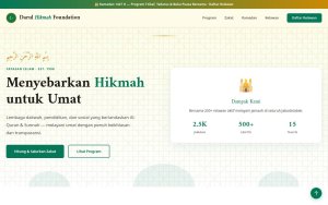 Template Website Lembaga Agama - Darul Hikmah Foundation