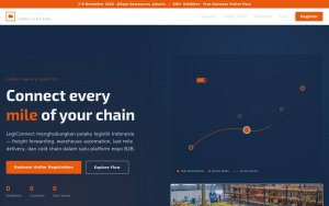 Template Website Pameran Logistik - LogiConnect Supply Chain Expo