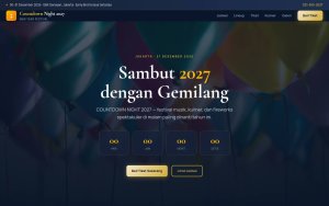 Template Website Perayaan Tahun Baru - COUNTDOWN NIGHT 2027