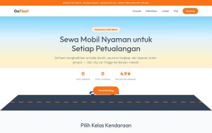 Template Website Rental Mobil - GoFleet Car Rental