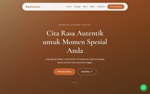 Template Website Catering — Rasa Nusantara - Web Template