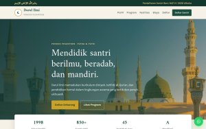 Template Website Pesantren — Darul Ilmi - Web Template