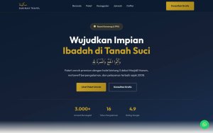 Template Website Travel Umroh — Sakinah Travel - Web Template