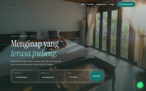 Template Website Villa Homestay — Nusa Stay - Web Template