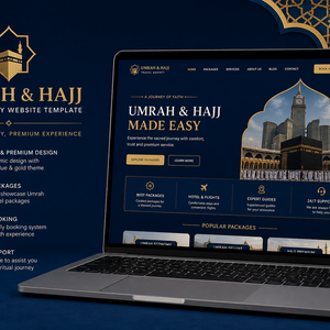 Template Website Travel Umroh - Sakinah Travel
